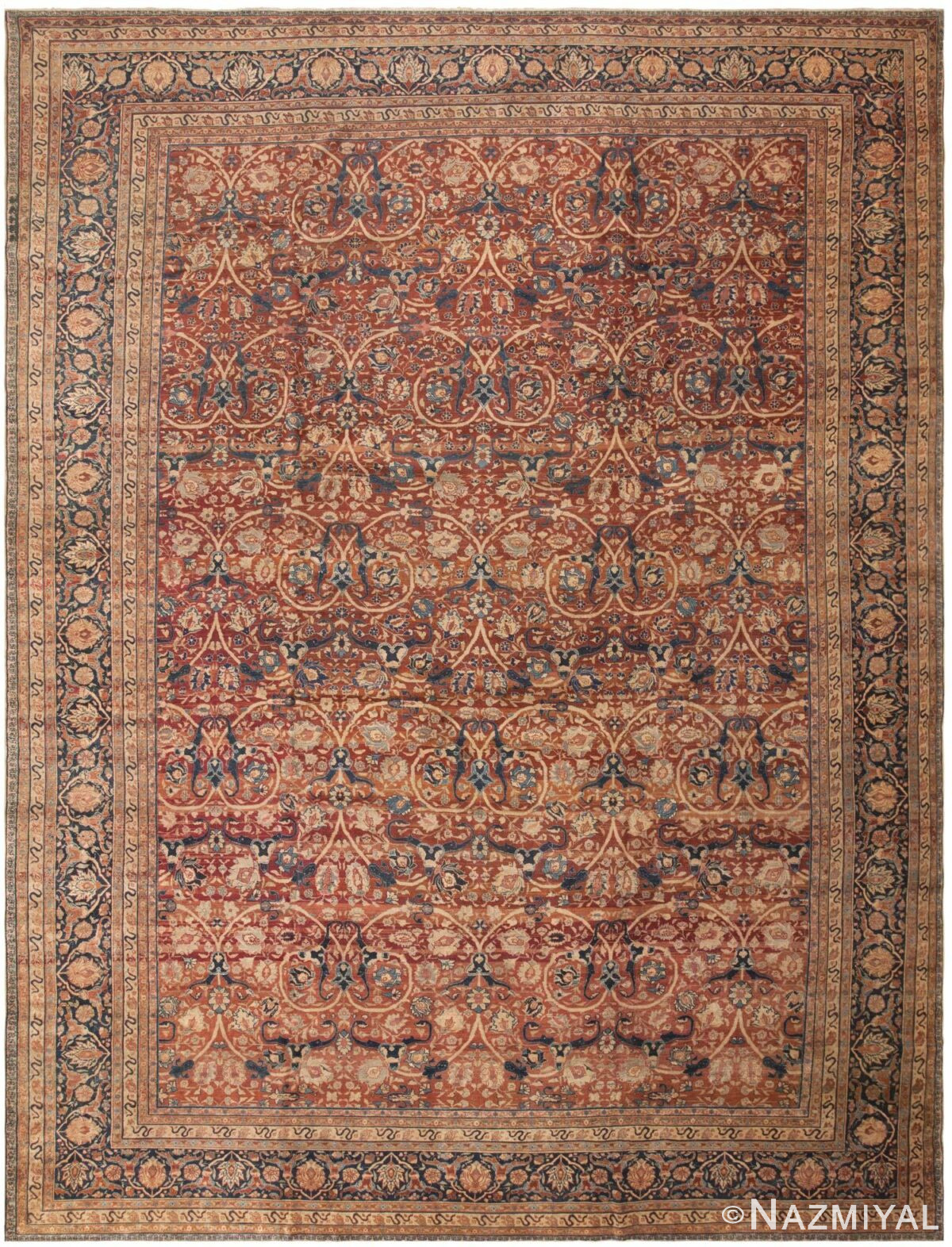 Antique Persian Rug 46097 Detail/Large View