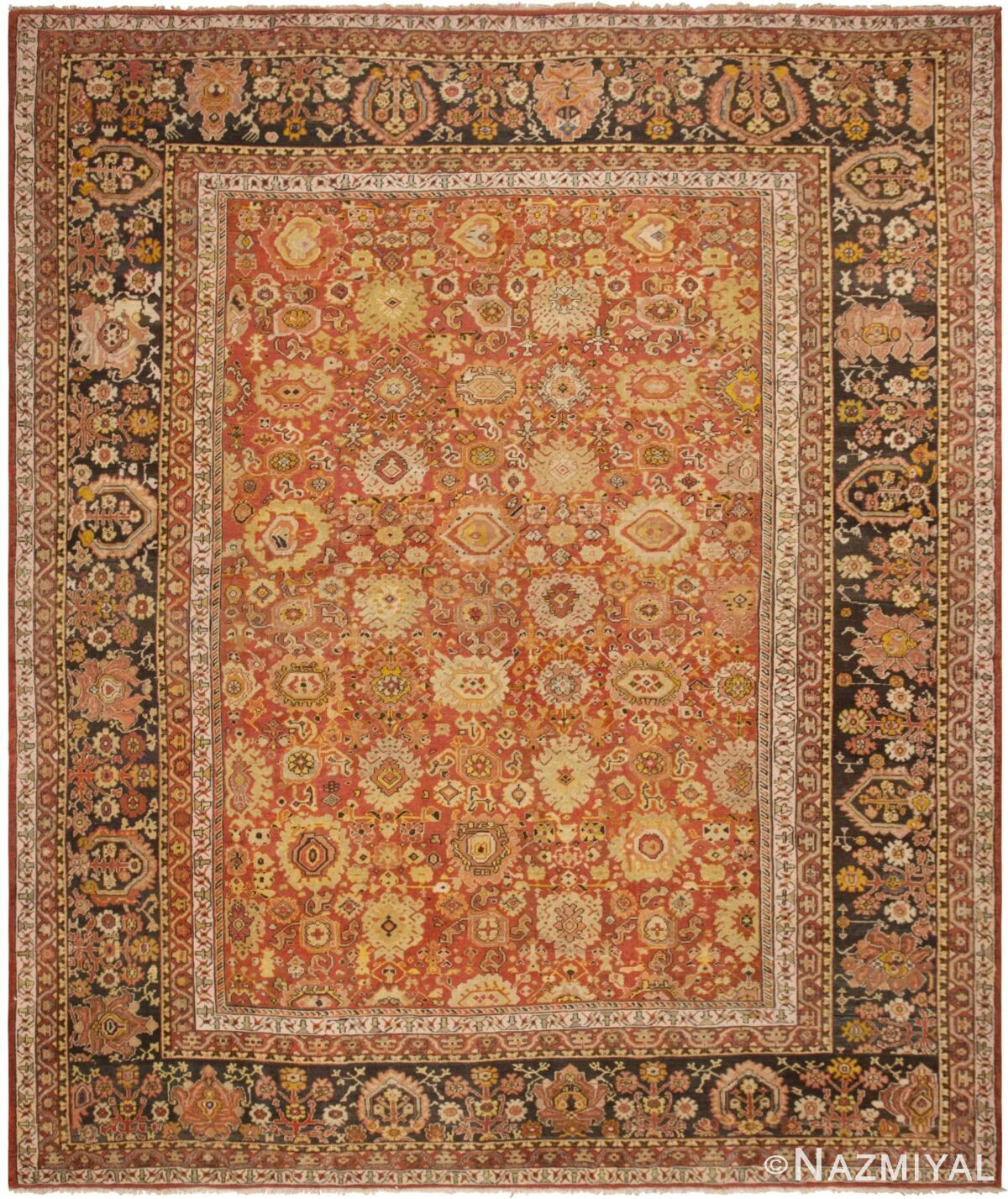 Antique Persian Rug 46100 Detail/Large View
