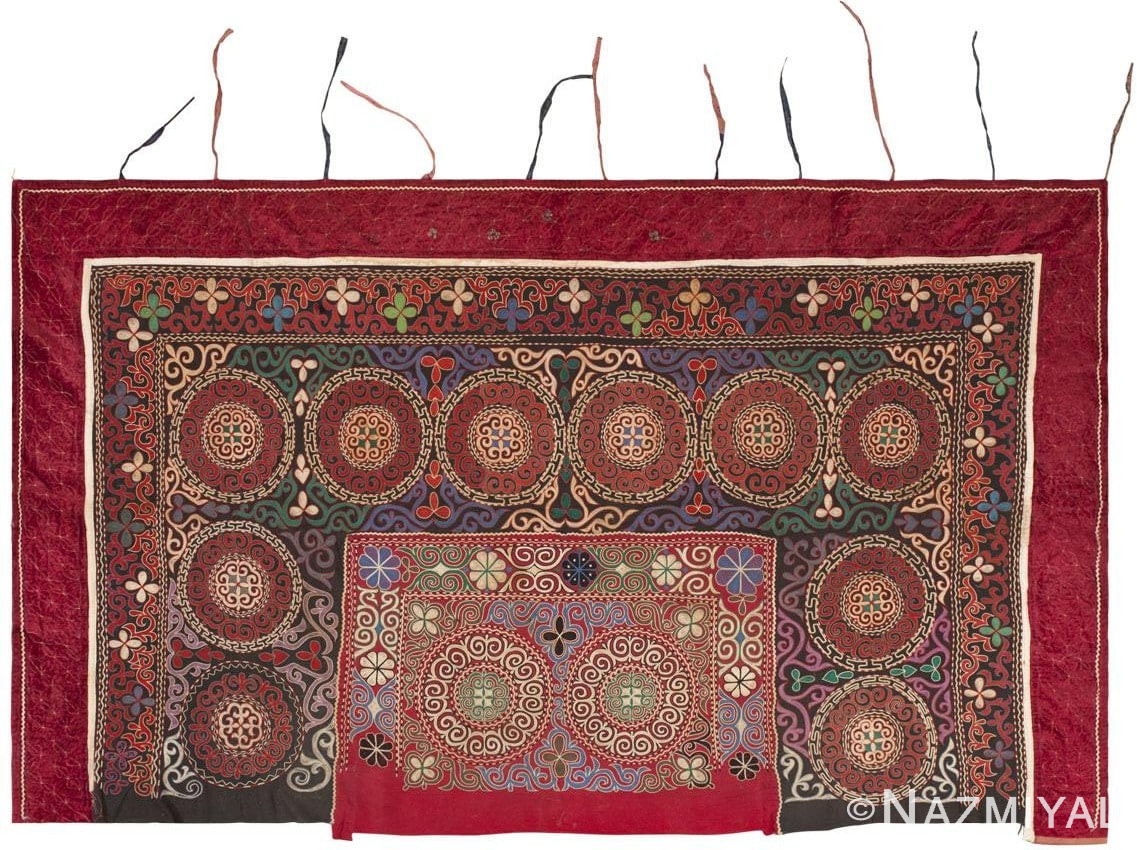 Antique Suzani Textile 46142 Detail/Large View
