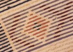 Weave detail Vintage Swedish design by Barbro Springchorn rug 46144 from the Nazmiyal collection
