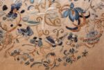 antique chinese embroidery textile 46184 down Nazmiyal