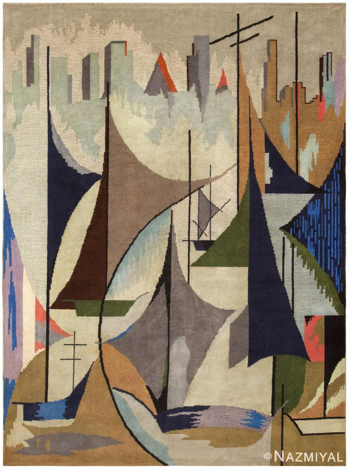 Art-Deco French Rug 46094 Detail/Large View