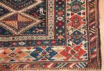 antique caucasian shirvan rug 46196 corner Nazmiyal