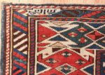 antique caucasian shirvan rug 46196 signature Nazmiyal