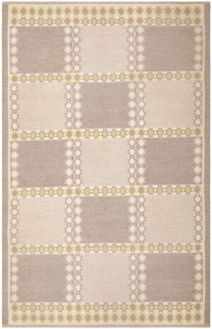 Grey Vintage Swedish Kilim #46213 Nazmiyal Antique Rugs