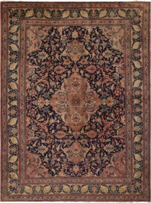 Antique Tabriz Persian Rug 46259 Nazmiyal Antique Rugs