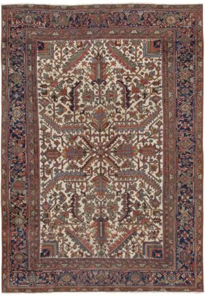 Antique Heriz Rug 46281 Detail/Large View