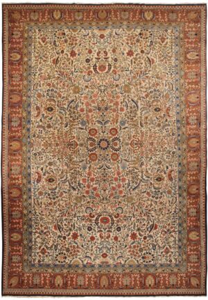 Antique Tabriz Persian Rug 46293 Nazmiyal Antique Rugs