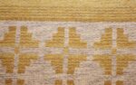 vintage swedish double sided kilim 46208 star Nazmiyal