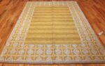 vintage swedish double sided kilim 46208 yellow whole Nazmiyal