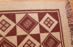 vintage swedish double sided kilim 46211 corner Nazmiyal