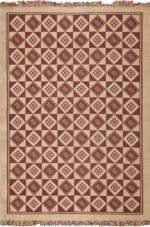 Vintage Double-Sided Reversible Swedish Kilim Rug #46211 by Nazmiyal Antique Rugs