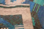 vintage swedish double sided rug 46212 weave Nazmiyal