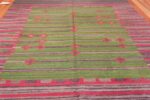 vintage swedish kilim 46203 design Nazmiyal