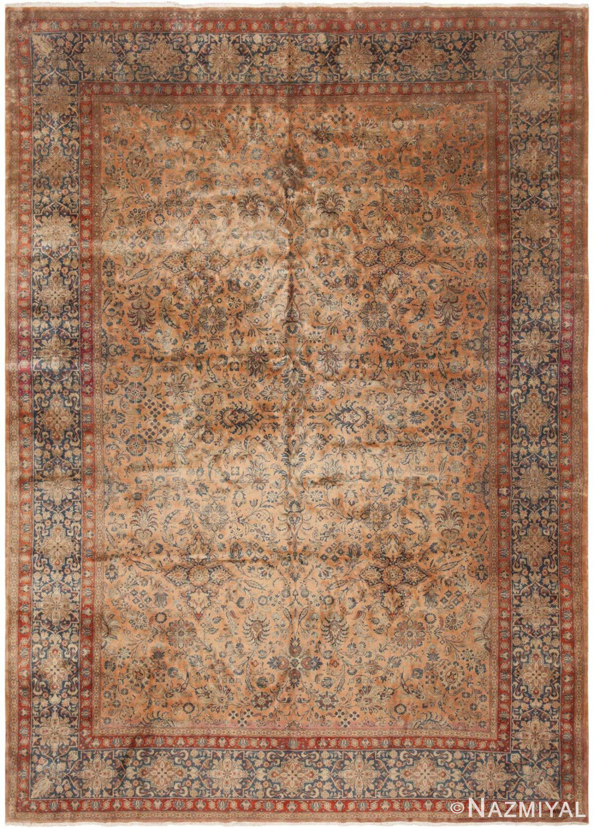 Antique Kashan Persian Rug 43598 Large Image