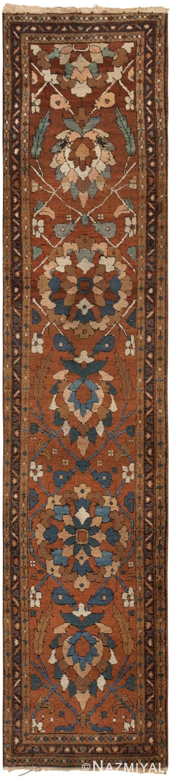 Antique Persian Heriz Rug Runner 46173 Nazmiyal Antique Rugs