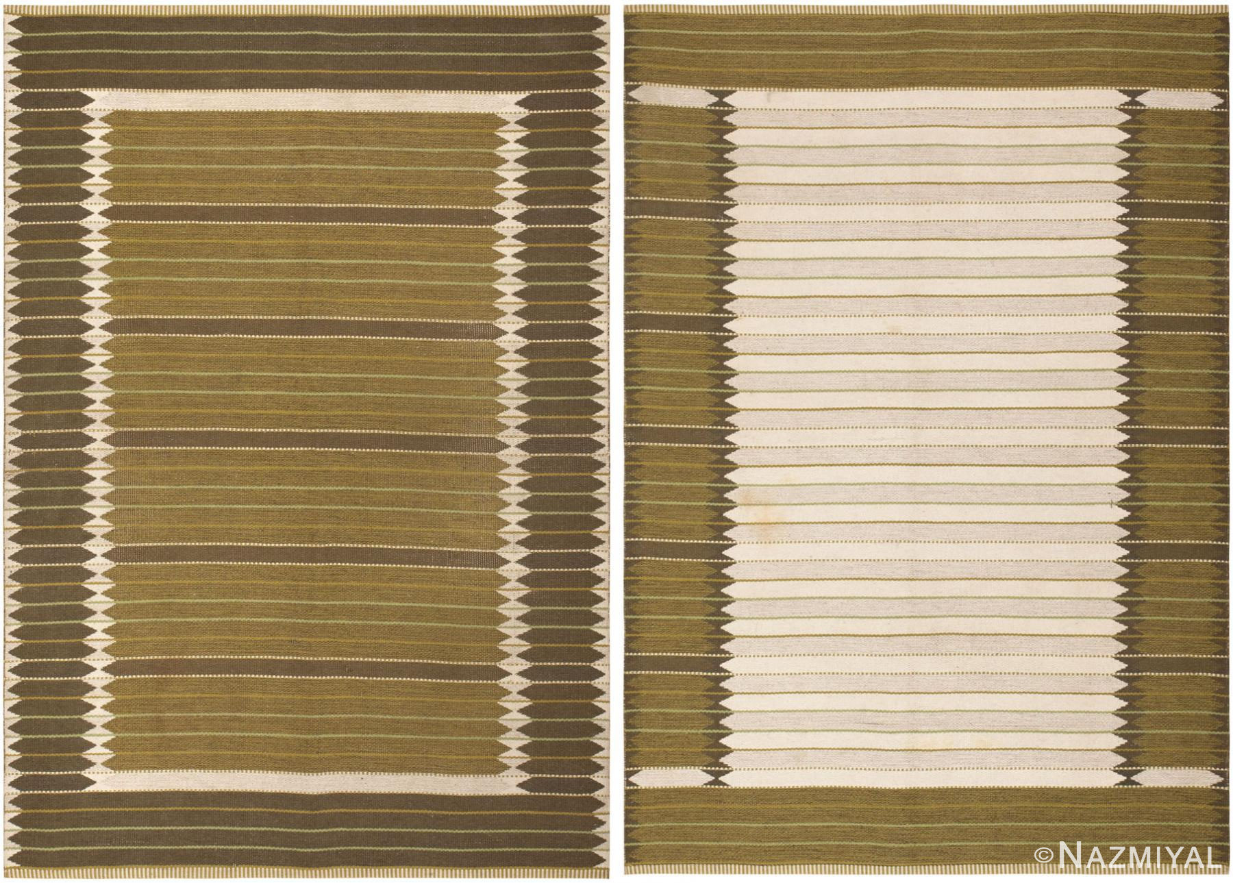 Vintage Swedish Kilim 46209 Detail/Large View