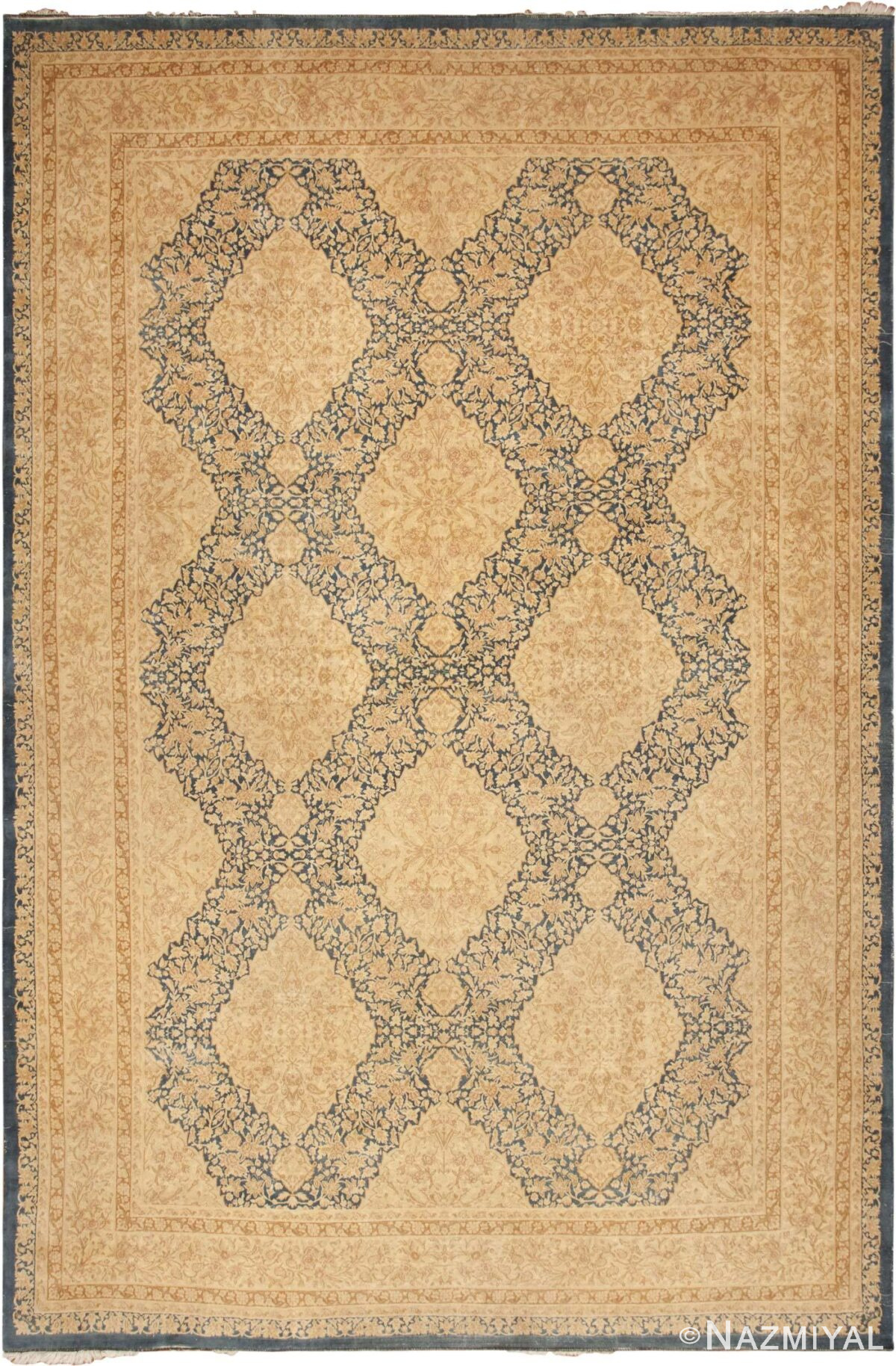 Antique Kerman Persian Rug 46271 Nazmiyal Antique Rugs