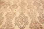 Background Large Square Antique Turkish Oushak carpet 45112 by Nazmiyal