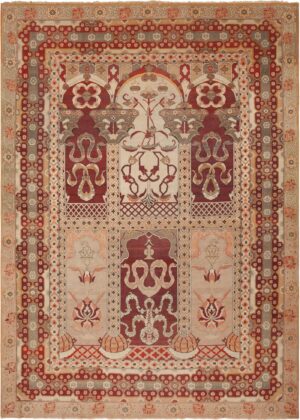 Antique Amritsar Indian Rug 46258 Detail/Large View