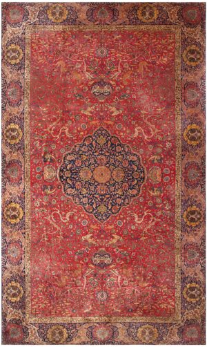 Antique Indian Rug 46297 Detail/Large View