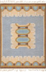 Vintage Swedish Kilim Rug 46312 Detail/Large View