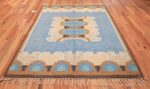 Vintage Swedish Kilim rug by Ingegerd Silow 46312 whole perspective Nazmiyal
