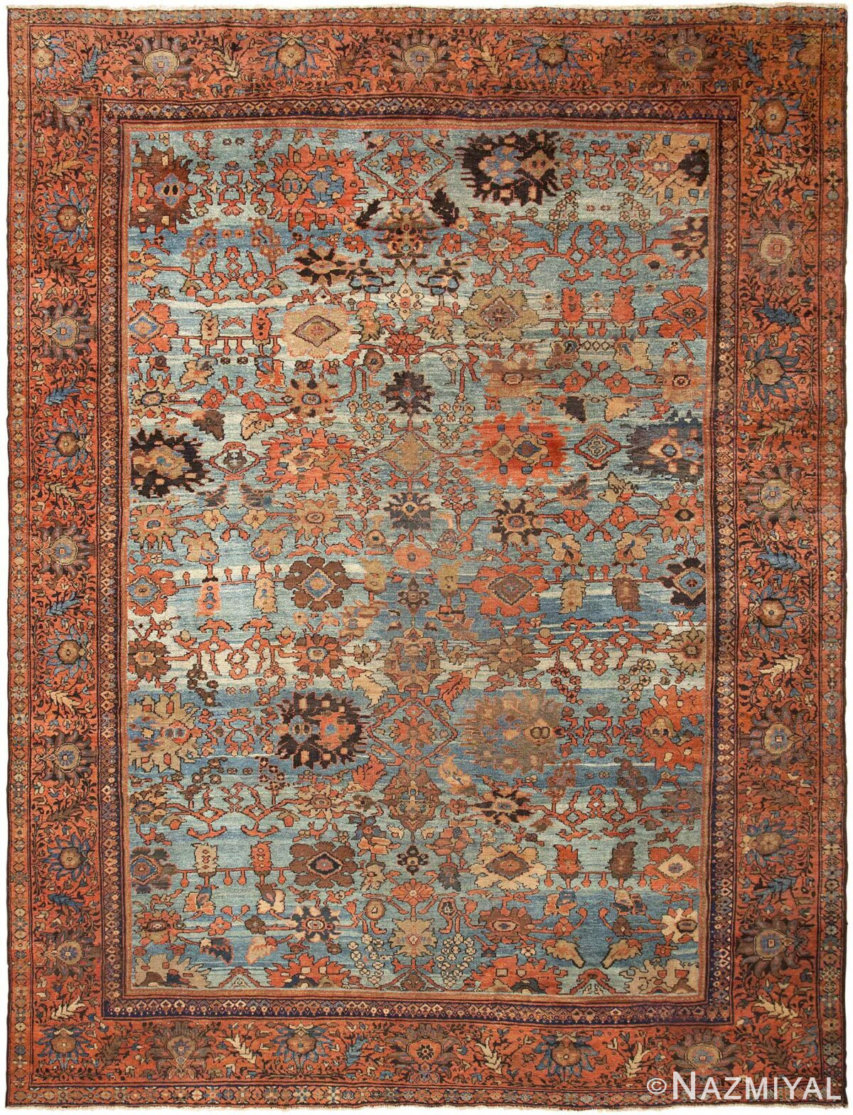 Vintage Sultanabad Rug 45105 Detail/Large View