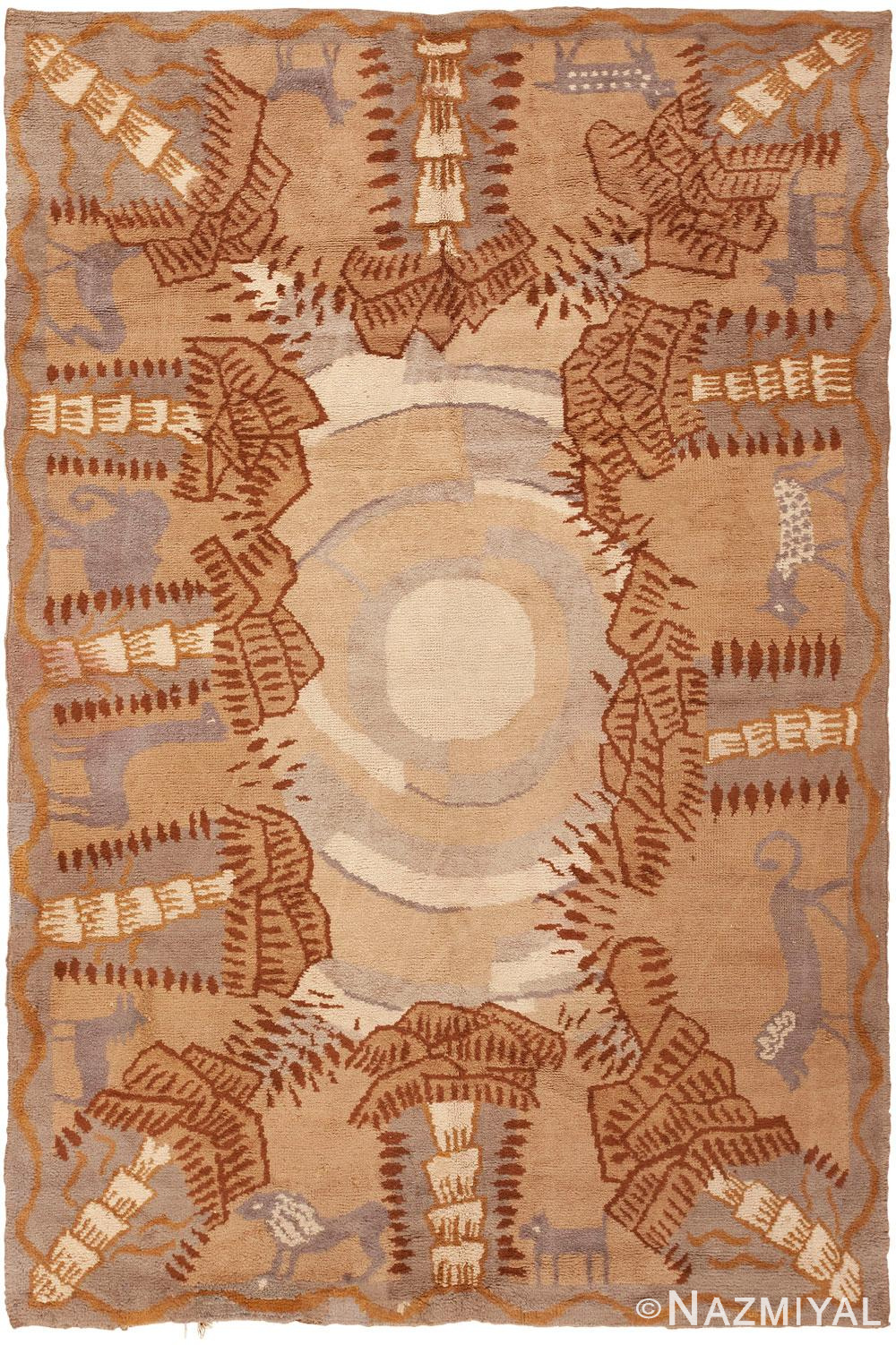 Art Deco French Rug 46227 Nazmiyal Antique Rugs