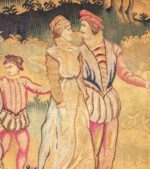 Detailed 3 - Antique Flemish Tapestry 46403