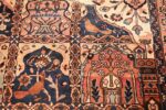 antique persian khorassan rug 46362 birds Nazmiyal