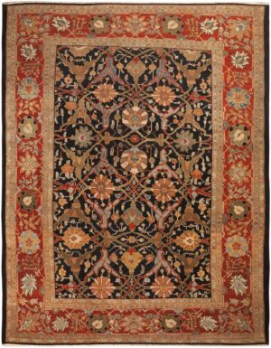 Antique Persian Sultanabad Carpet 46102 Nazmiyal Antique Rugs