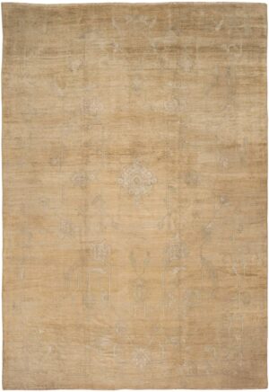 Antique Turkish Oushak Rug 46178 Nazmiyal Antique Rugs