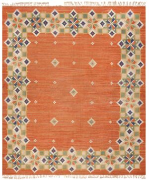 Vintage Swedish Kilim 46206 Detail/Large View