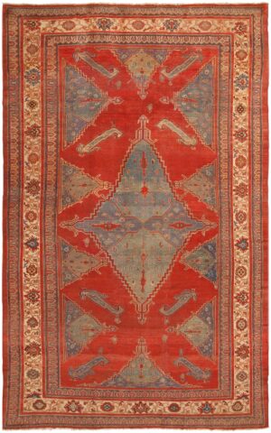 Antique Persian Malayer Rug 46381 Detail/Large View