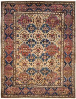 Antique Persian Bakhtiari Rug 46407 Detail/Large View