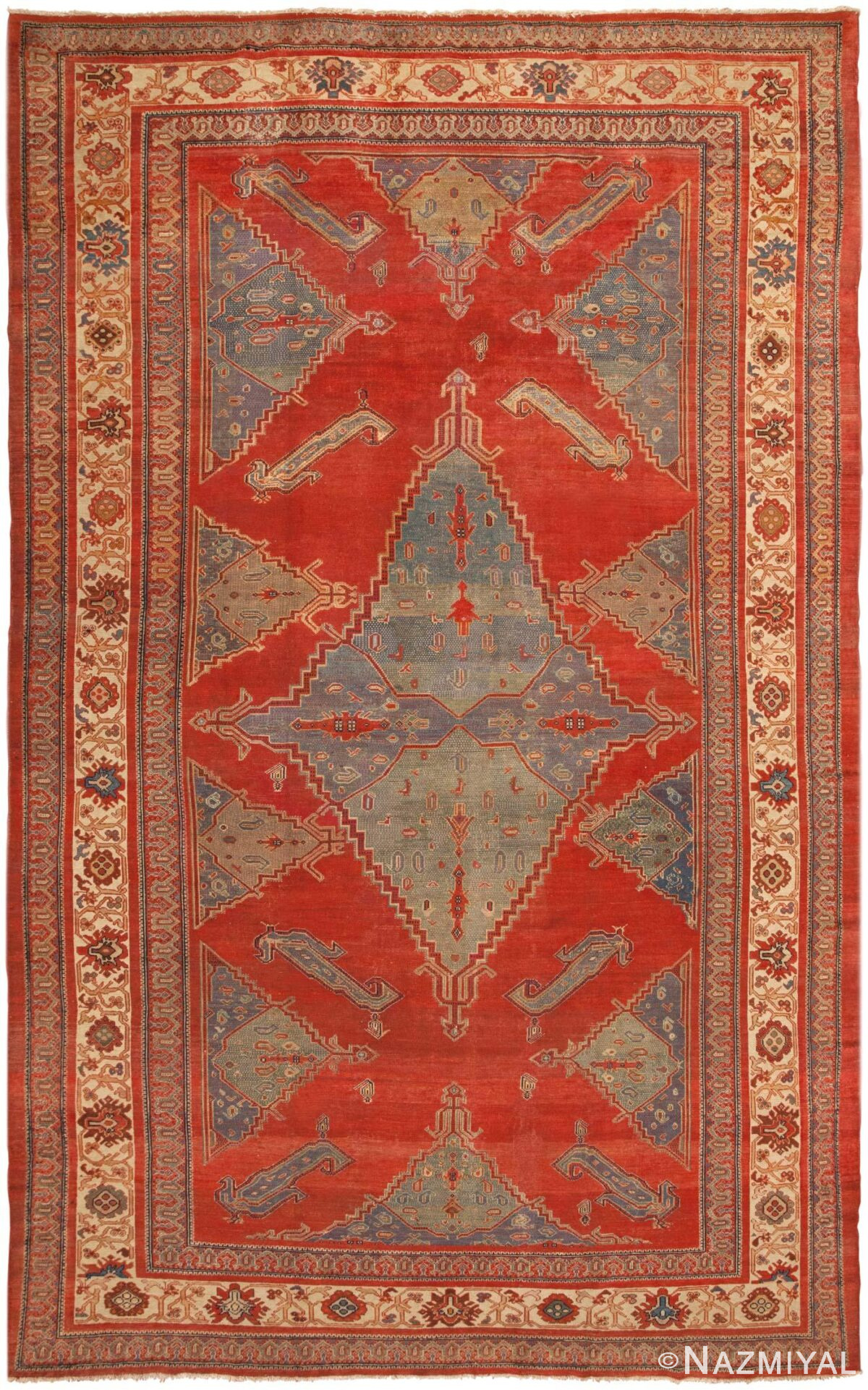 Antique Persian Malayer Rug 46381 Detail/Large View
