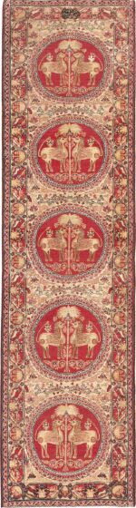 Antique Persian Kerman Runner Rug #45802 by Nazmiyal Antique Rugs