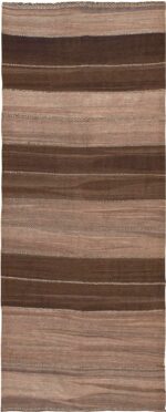 Brown Vintage Mid Century Moroccan Kilim Rug #46442 by Nazmiyal Antique Rugs