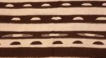 Close-up Brown and cream flat woven vintage Moroccan Kilim rug 46479 by Nazmiyal