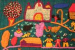 Close-up Antique English rug 2892 by Nazmiyal
