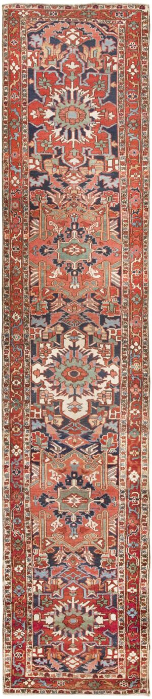 Antique Heriz Persian Rug 46413 Detail/Large View