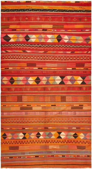 Vintage Moroccan Kilim 46470 Nazmiyal Antique Rugs