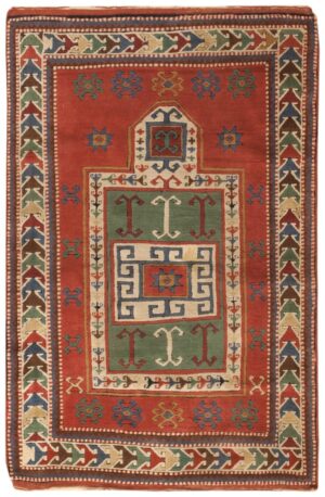 Antique Caucasian Kazak Rug 46484