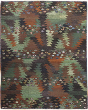 Vintage Swedish Kilim 46528 Detail/Large View