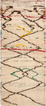 Vintage Colorful Tribal Moroccan Berber Rug #46464 by Nazmiyal Antique Rugs