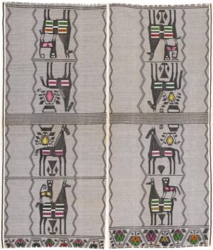 Vintage Peruvian Textile #46456 by Nazmiyal Antique Rugs