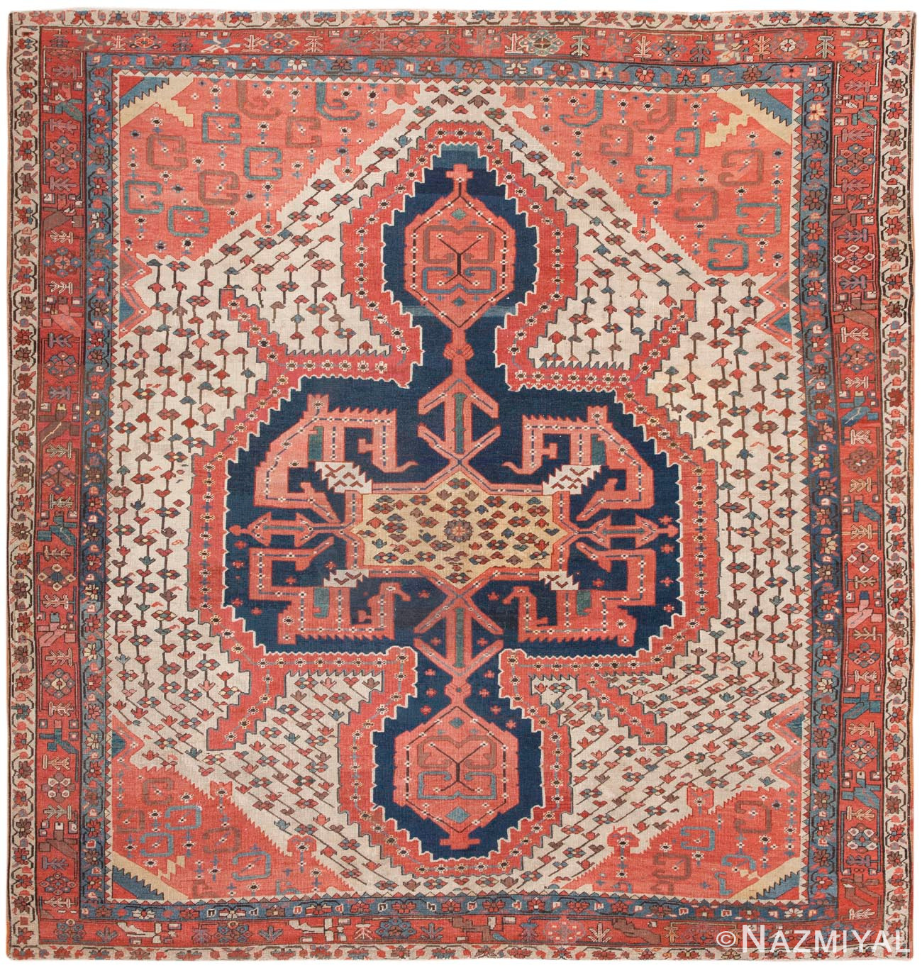 Antique Bakshaish Persian Rug 42760 Detail/Large View