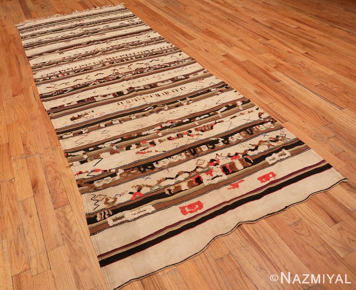 Vintage rug セール Tribal Vintage Moroccan Kilim Rug 46471 Nazmiyal Antique Rugs