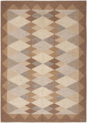 Vintage Swedish Kilim 46537